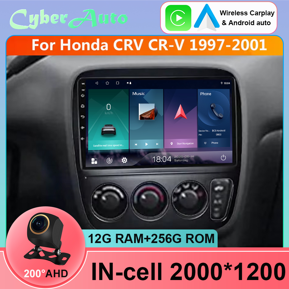 Cr Touch - Autoradio Android 15 Per Honda CRV