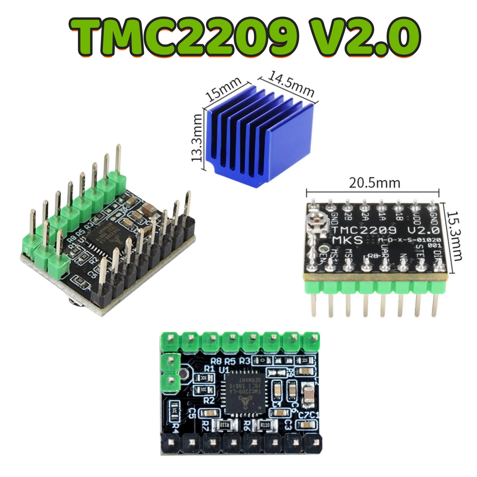 Mks Sgen - Driver per Motore Passo-Passo MKS TMC2209
