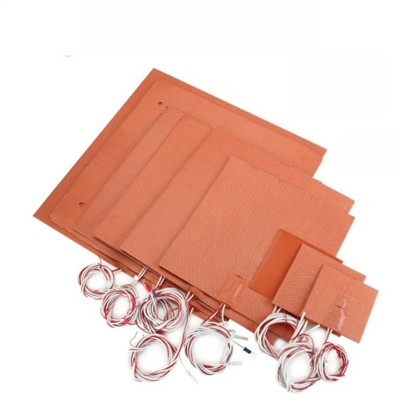 3D Printer Bed - Foglio Riscaldante Regolabile in Gomma Siliconica,