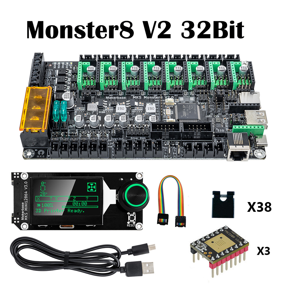 Makerbase MKS Monster8 V2 32Bi - Mks Sgen recensione e prezzo