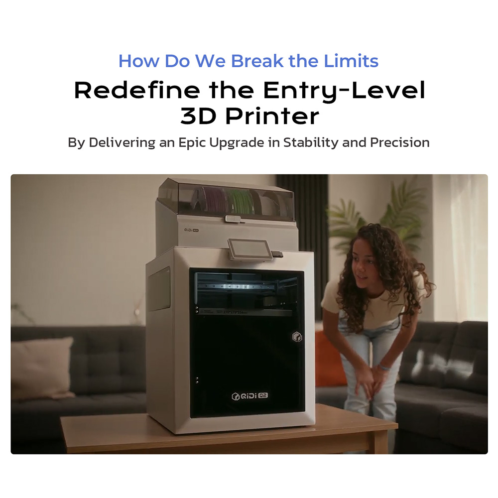 Stampante 3D QIDI Q2 – Livella - Enclosure 3D Printer recensione e prezzo