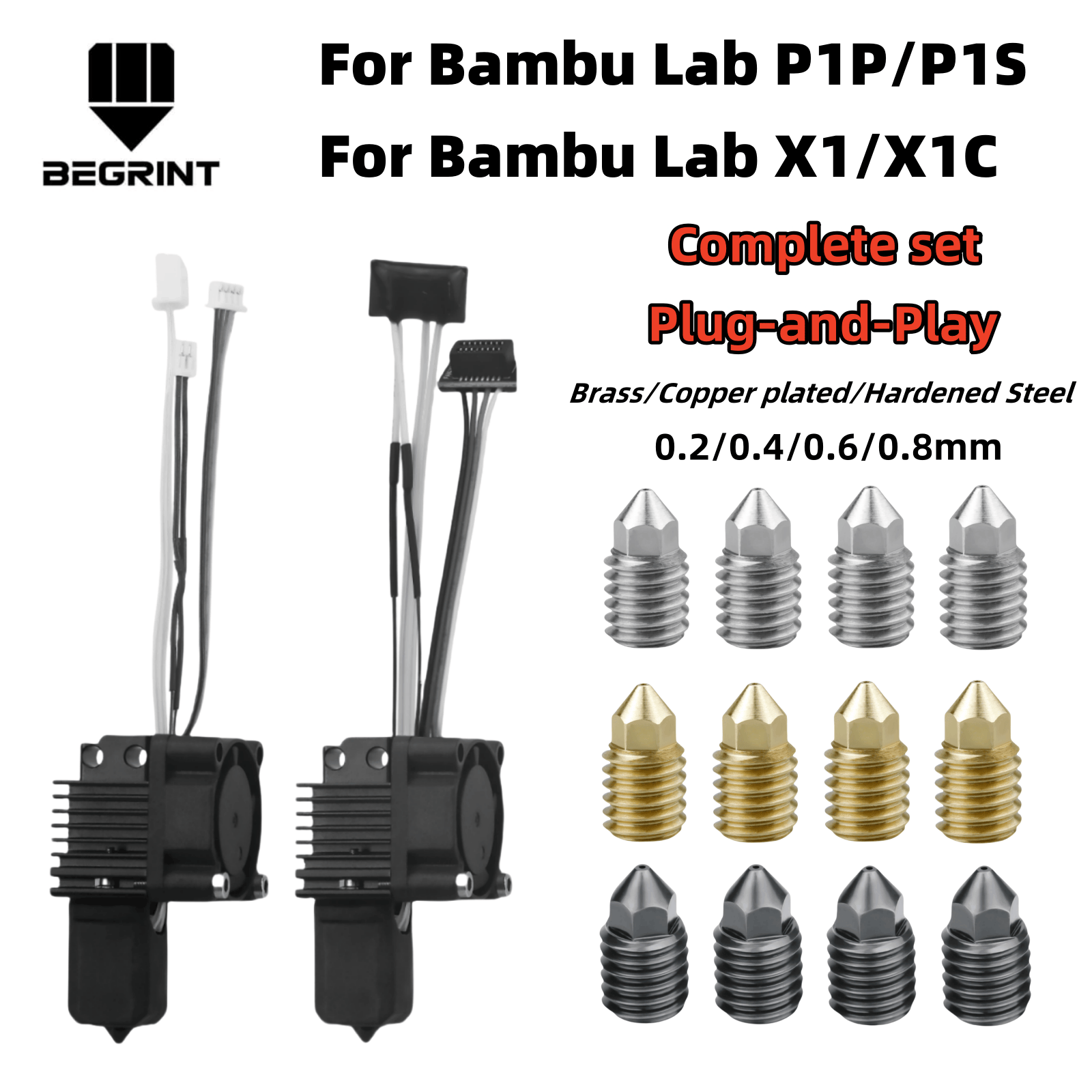 Per Bambu Lab X1C P1P P1S Test - Hotend 0.4Mm recensione e prezzo