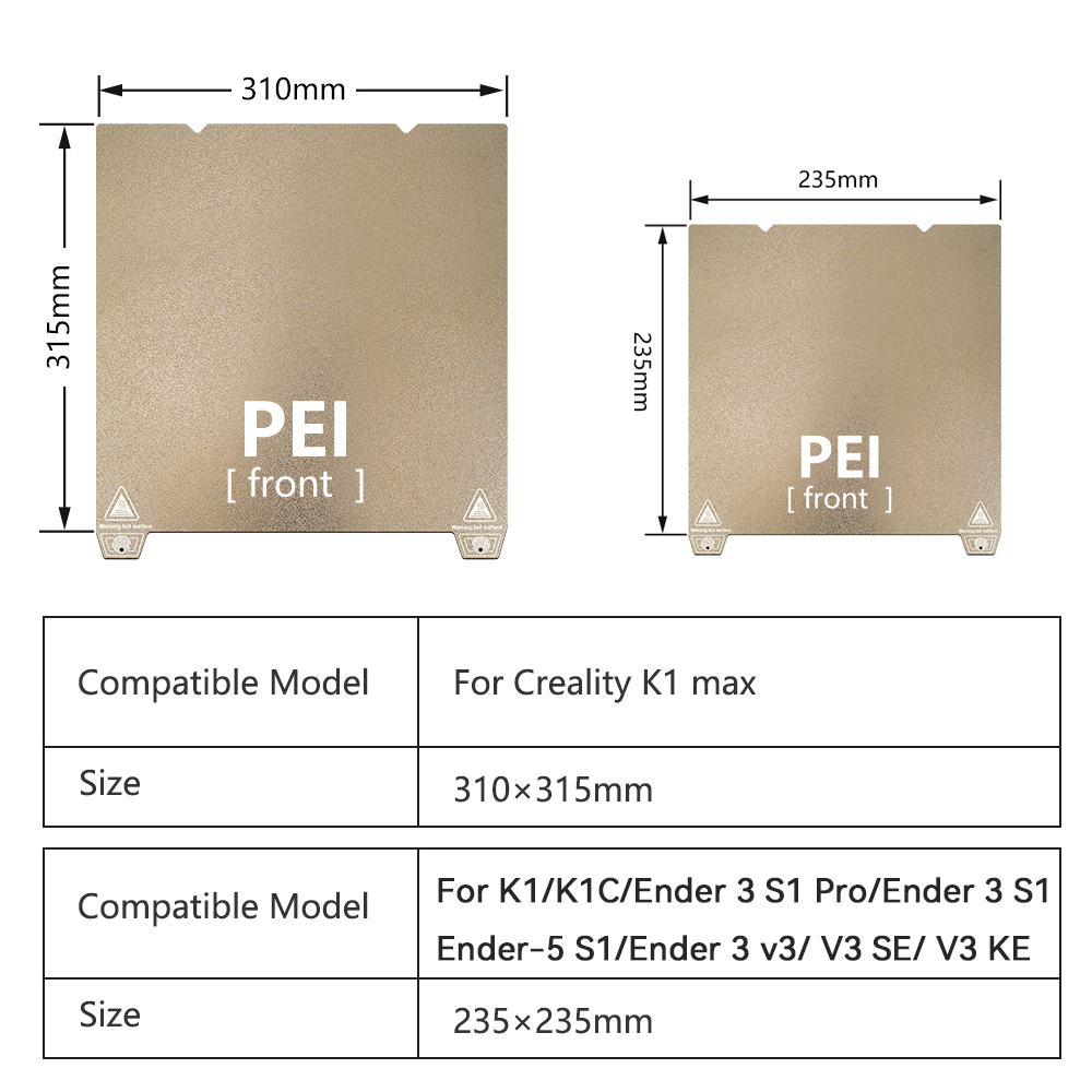 K1 Max Piastra di Costruzione  - 3D Printer Bed recensione e prezzo