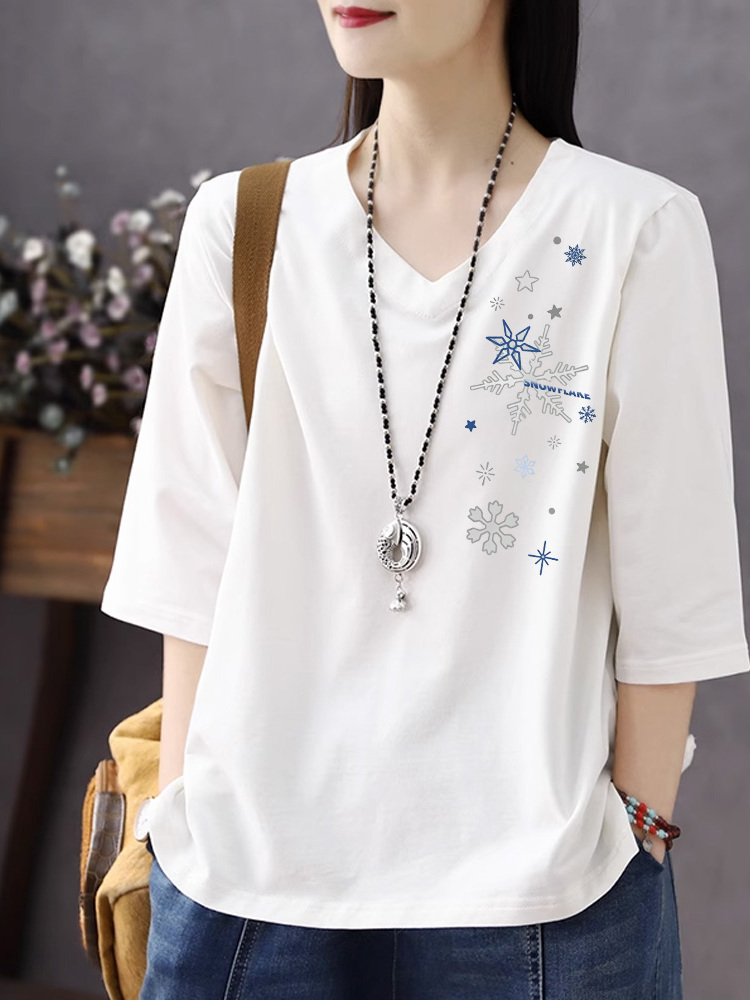 T-shirt da donna in puro coton - Resin Vat recensione e prezzo