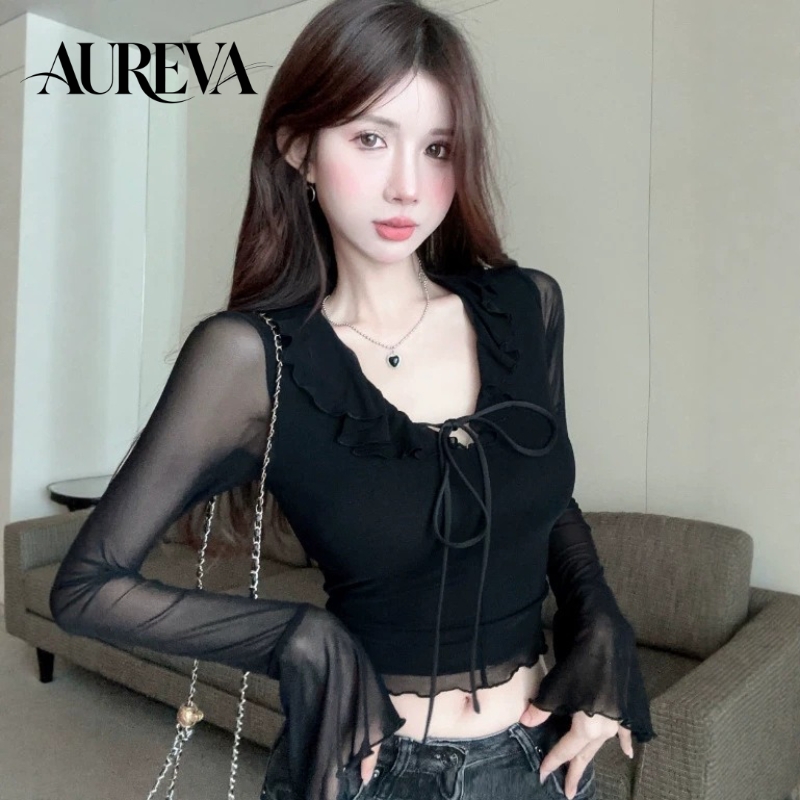 Top Donna Scollo a V in Pizzo  - Resin Vat recensione e prezzo
